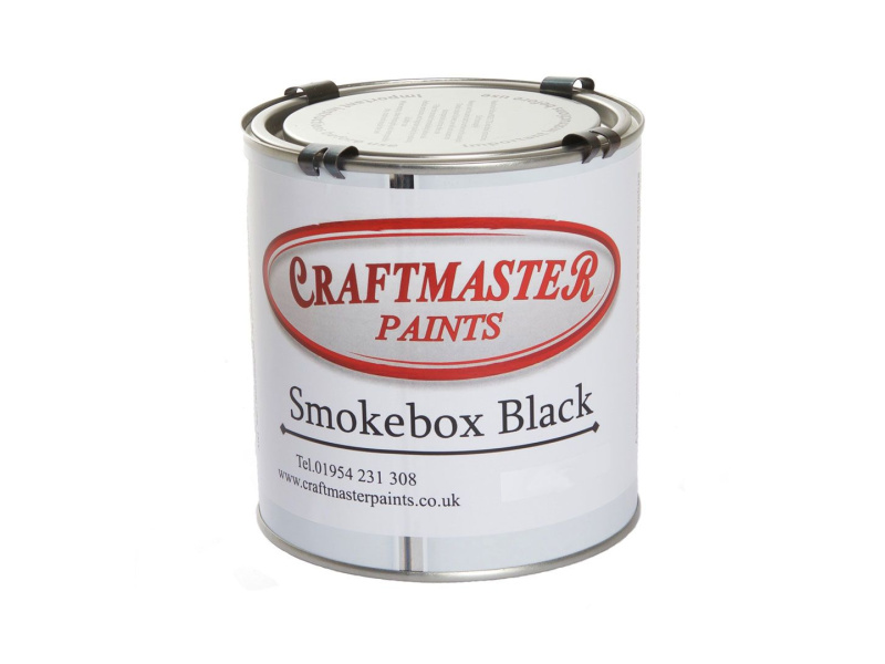 Craftmaster Smokebox Black Paint Satin - 500ml