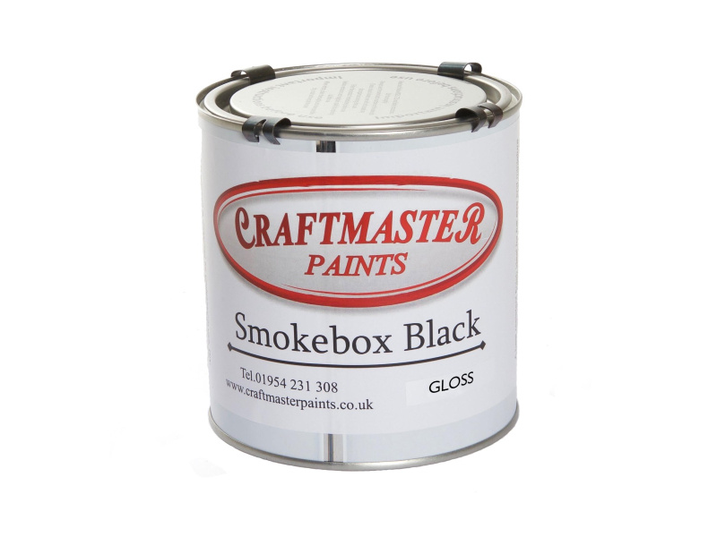 Craftmaster Gloss Black Smokebox Paint - 500ml