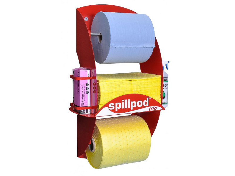 SpillPod Trio (Chemical) - Blue 2-ply 1000 Sheet Paper Roll