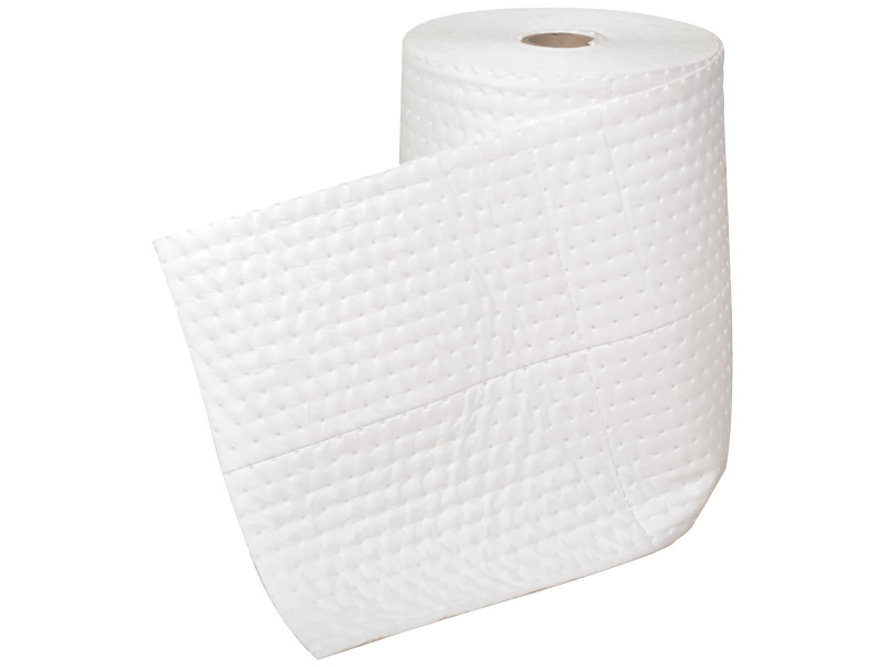 Premium Oil and Fuel Absorbent Rolls - Absorbs 100L - 50cm x 40M