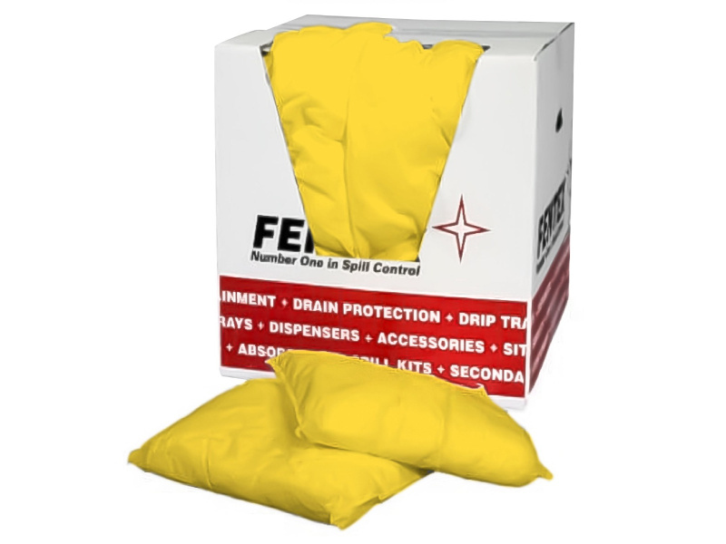 Chemical Absorbent Cushion - Absorbs 60L - 23cm x 23cm - Pack of 20