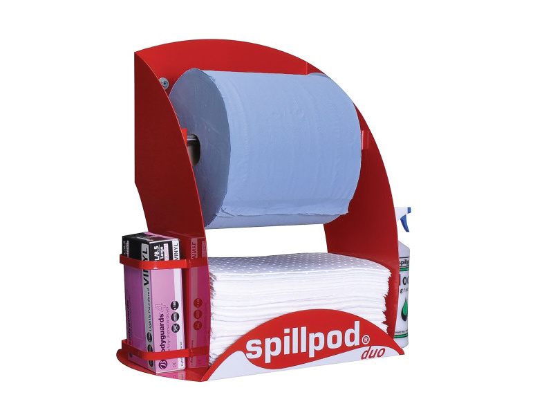 SpillPod Duo (Oil & Fuel) - Blue 2-ply 1000 Sheet Paper Roll