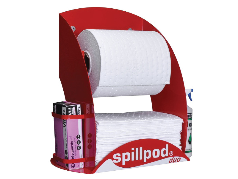 SpillPod Duo (Oil & Fuel) - Quick-rip Absorbent Roll