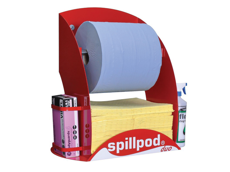 SpillPod Duo (Chemical) - Blue 2-ply 1000 Sheet Paper Roll