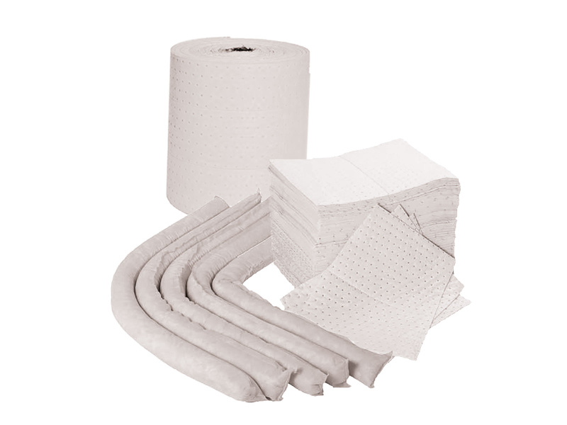 Oil and Fuel Absorbent Refill Pack: Pads/Socks/Roll