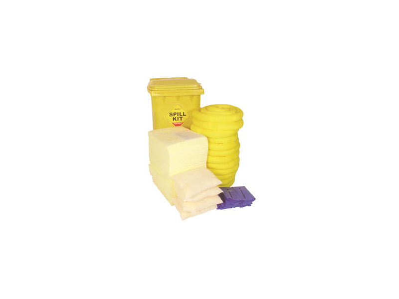 General Purpose Spill Kit - Wheelie-bin - Absorbs 300L