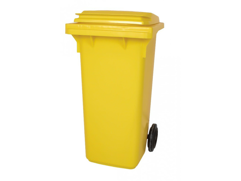 Empty Wheelie-bin (Yellow) - 240L