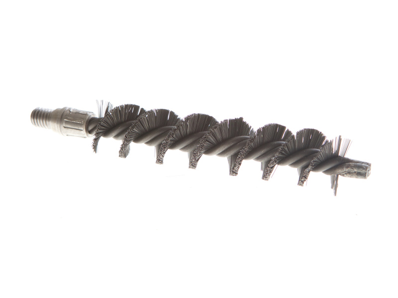 1 1/4" Dia. x 6" LG Wire Tube Brush 1/2" Whit Male Con.