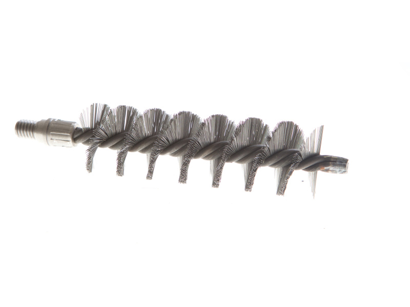 1 3/4" Dia. x 6" LG Wire Tube Brush 1/2" Whit Male Con.