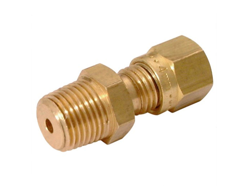 8mm OD 1/2" BSPTM Male Stud Coupling