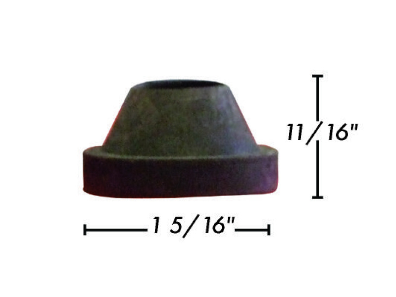 Rubber Gauge Glass Cone 3/4" Standard Excelsior No.7