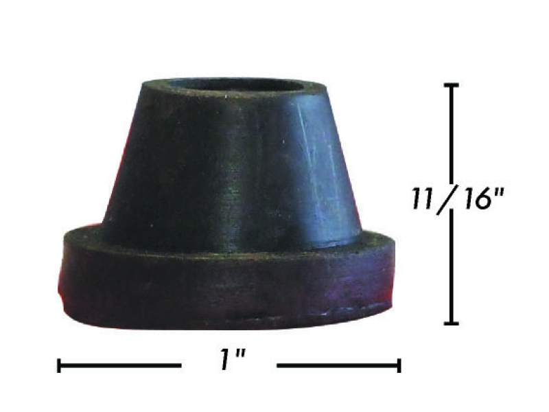 Rubber Gauge Glass Cone 1/2" Standard Excelsior No.3