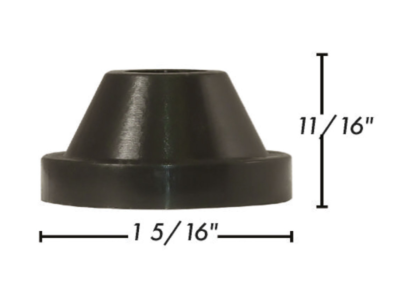 Rubber Gauge Glass Cone 5/8 " Excelsior No.5