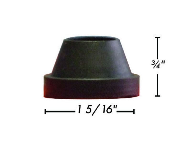 Rubber Gauge Glass Cone 3/4" JBT No.58