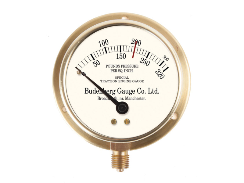 3" Dial New Heritage Pressure Gauge - Budenburg Gauge Co.Ltd