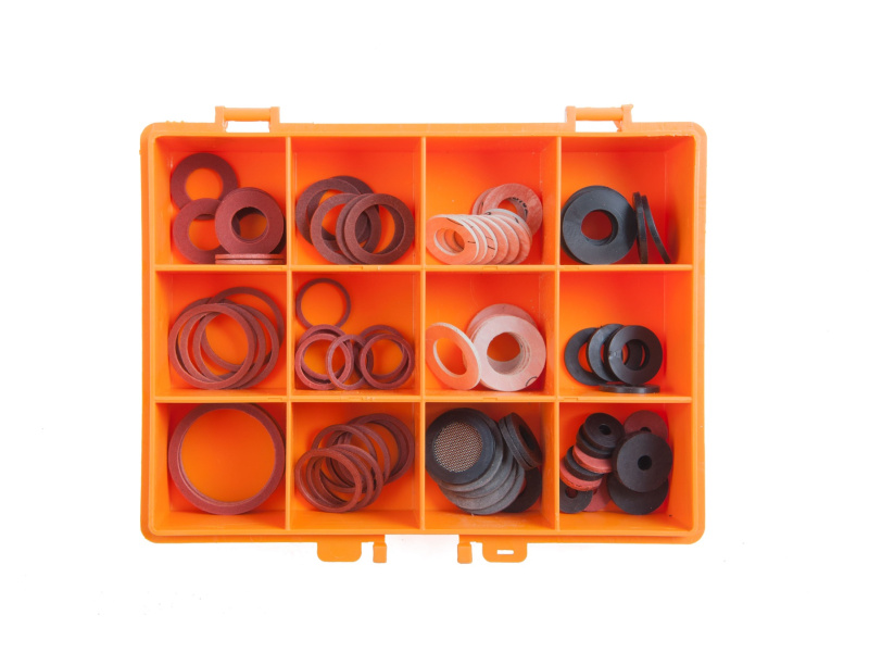 Fibre & Rubber Washer Kit 108 PCE