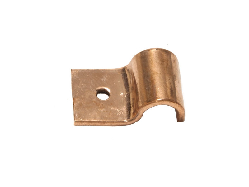 1/2" Pipe Fastening Bracket - P Clip - Large - Copper