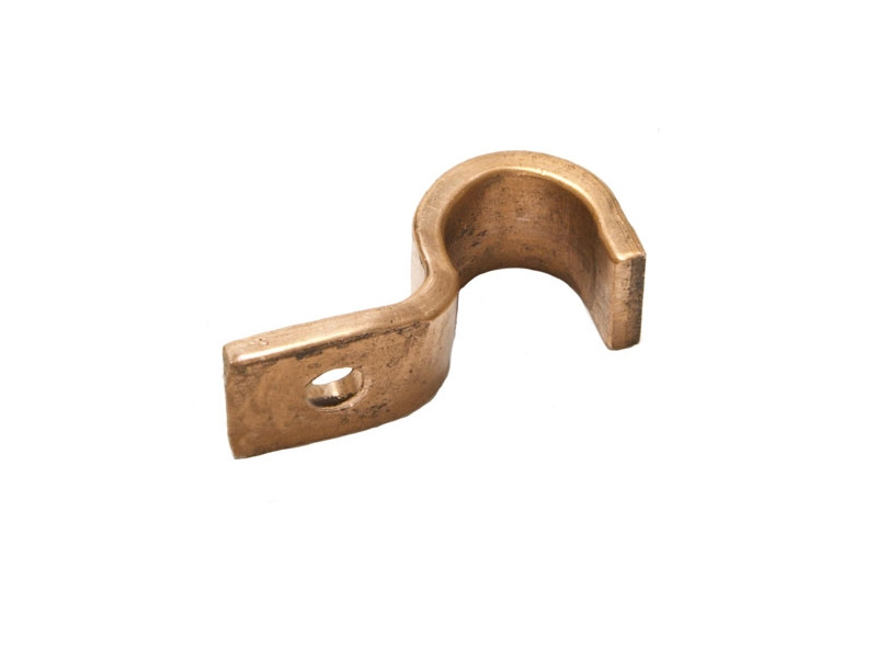 1/2" Pipe Fastening Bracket - P Clip - Small - Copper