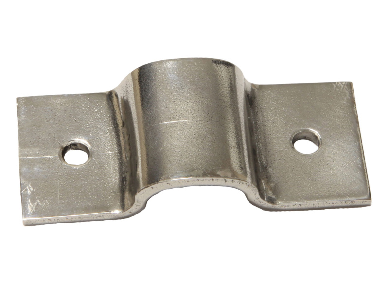 1/2" Pipe Fastening Bracket - Twin - Small - St/St