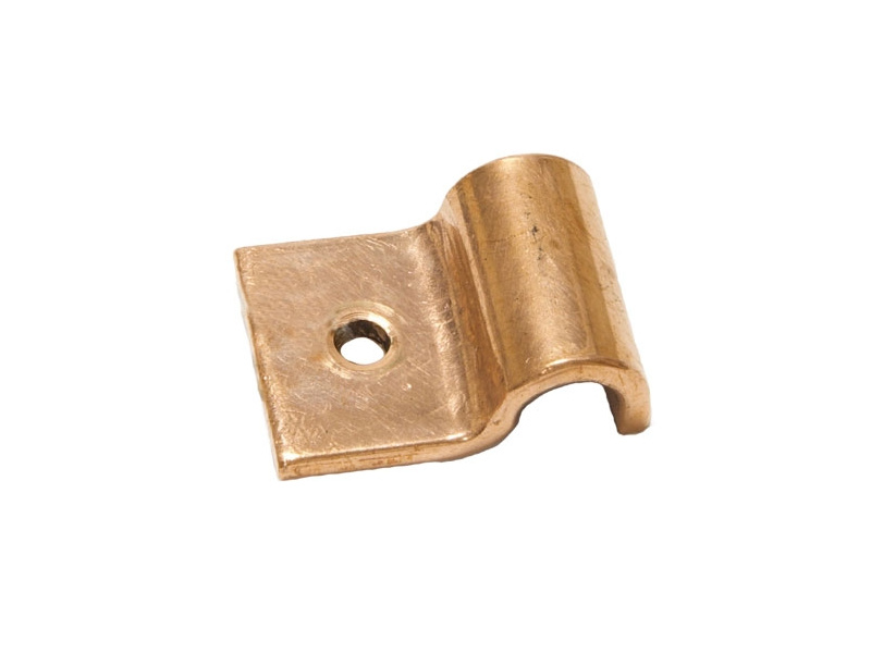 3/8" Pipe Fastening Bracket - Single - Large - Copper