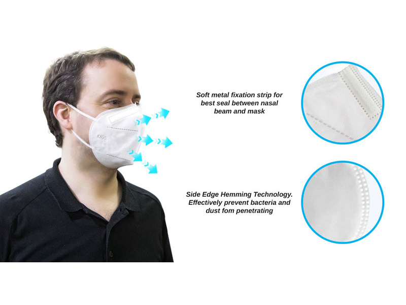 KN95/FFP2 Unvalved Face Mask : Pack of 10