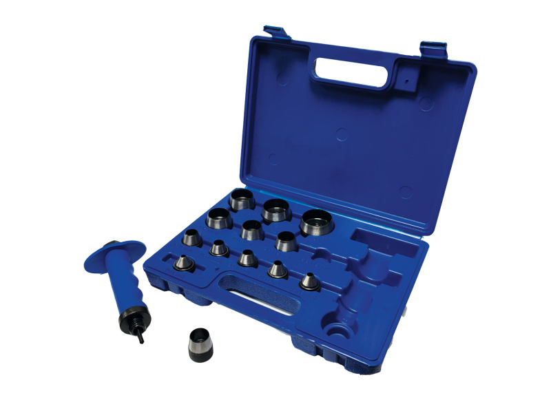 14 Piece Hollow Punch Set 5–35mm Complete With Case