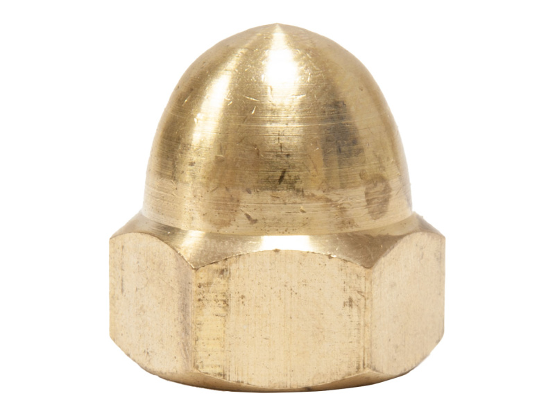 12mm Domed Brass Nut