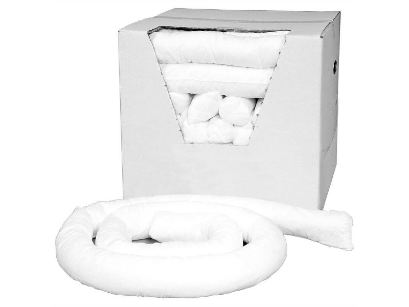 Standard Socks (Oil & Fuel) - Absorbs 180L - 8cm x 1.2M - Pack of 40