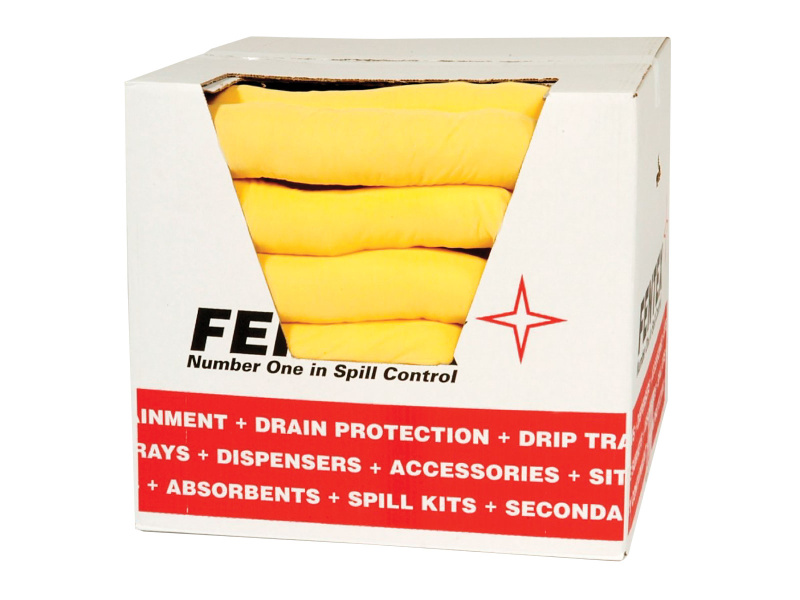 Standard Socks (Chemical) - Absorbs 40L - 8cm x 1.2M - Pack of 10