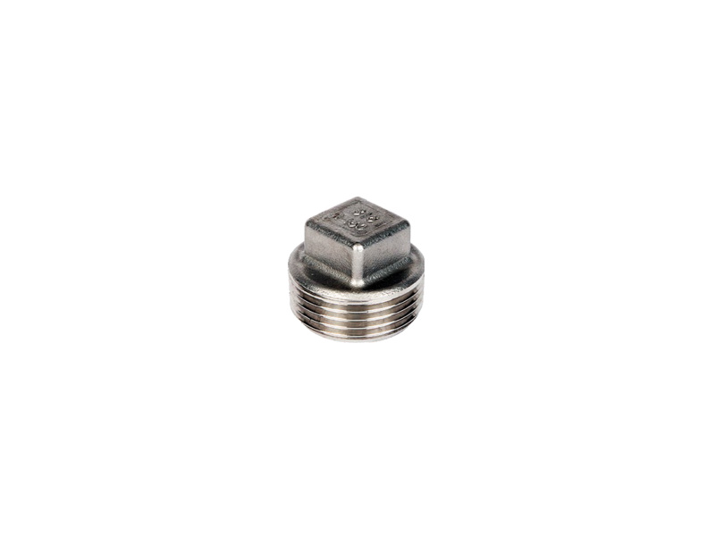 1 1/2" BSP S/Steel Square Head Plug 150 PSI