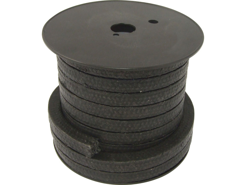 Valve Packing VG2 1/4" (6.5mm) SQ x 8m Graphite