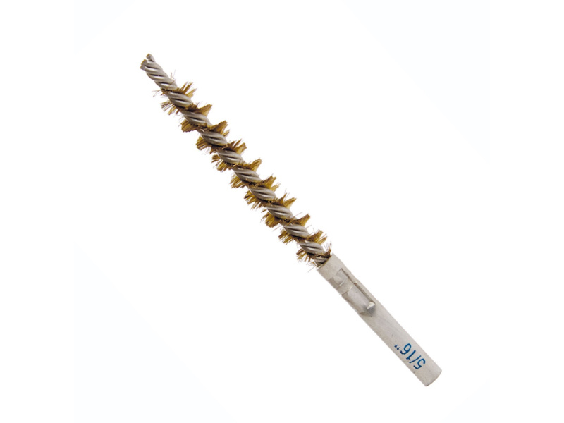 5/16" Brass Wire Brush C/W Female Connection 8-32 UNC