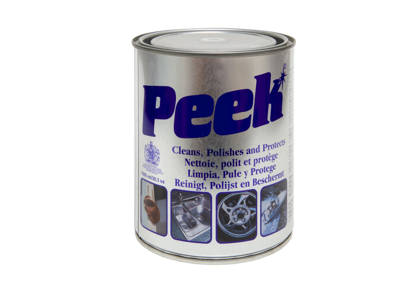 Peek Polish 1000ml Tin Cream Metal Polish & Cleaner