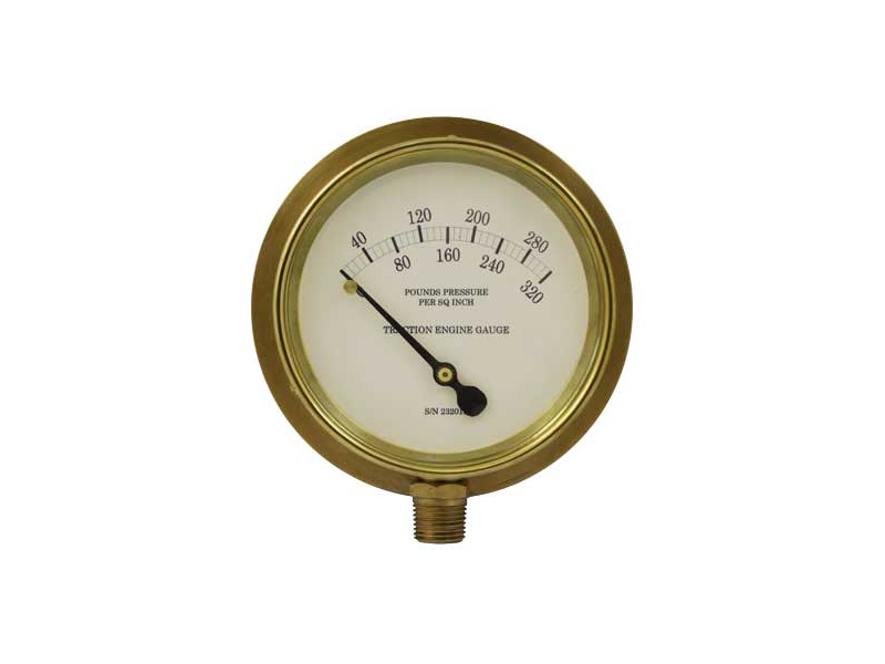 5" Dial Heritage Pressure Gauge 0-320psig