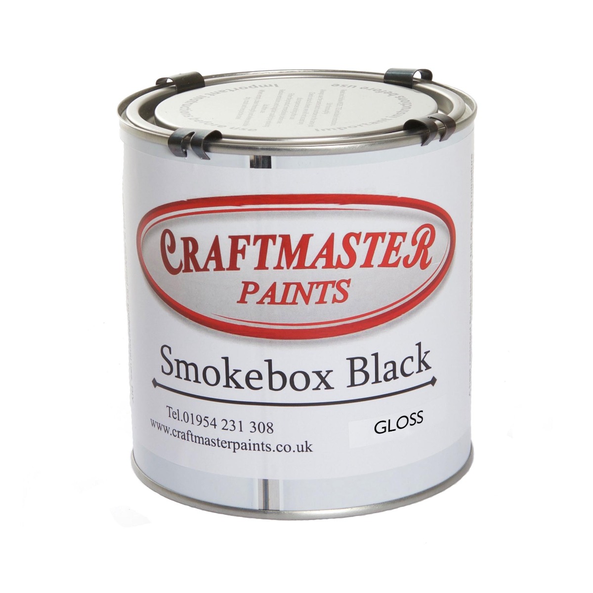 Craftmaster Heat Resistant Gloss Black 240 Paint - 1 Ltr