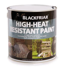 Blackfriars Heat Resistant Paint Black - 2.5Ltr