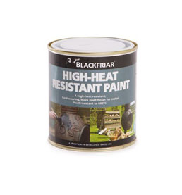 Blackfriars Heat Resistant Black Paint - 0.5Ltr