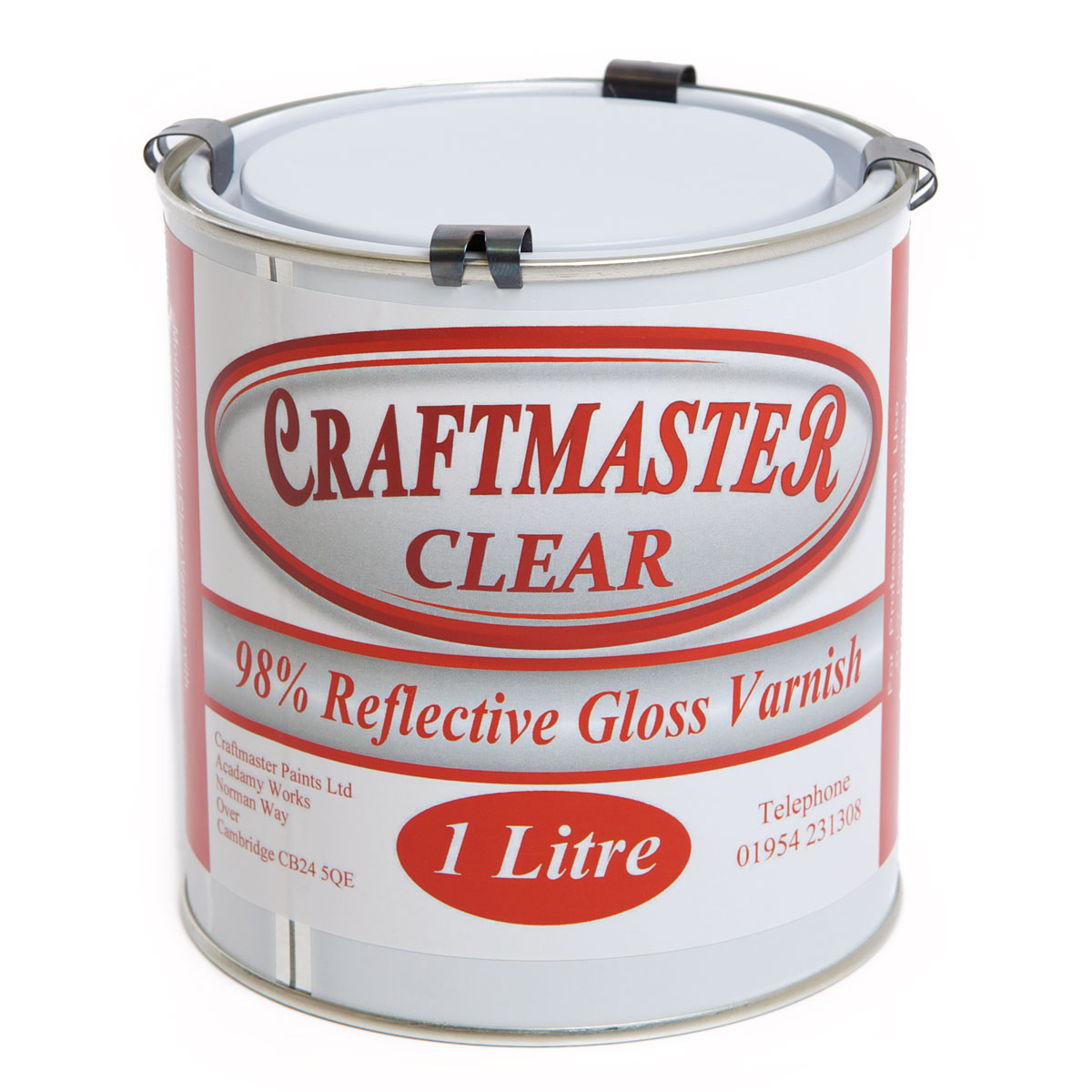 Craftmaster Clear Gloss Varnish - 1 Ltr