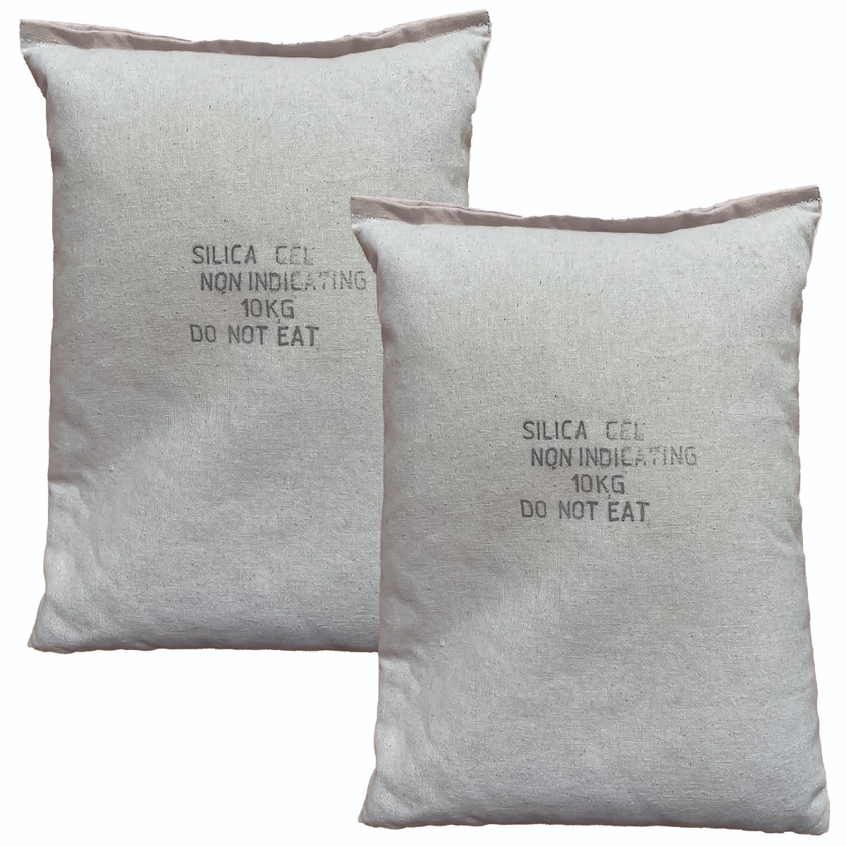 White Silica Gel In Sewn Cotton Bags : 2 x 10Kg Bags