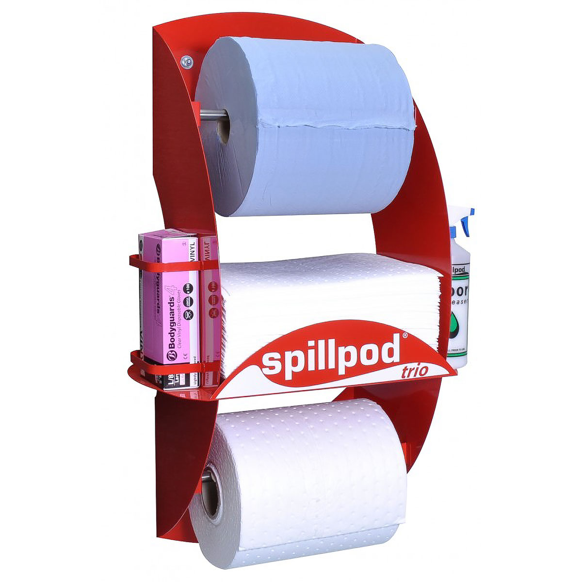 SpillPod Trio (Oil & Fuel) - Blue 2-ply 1000 Sheet Paper Roll