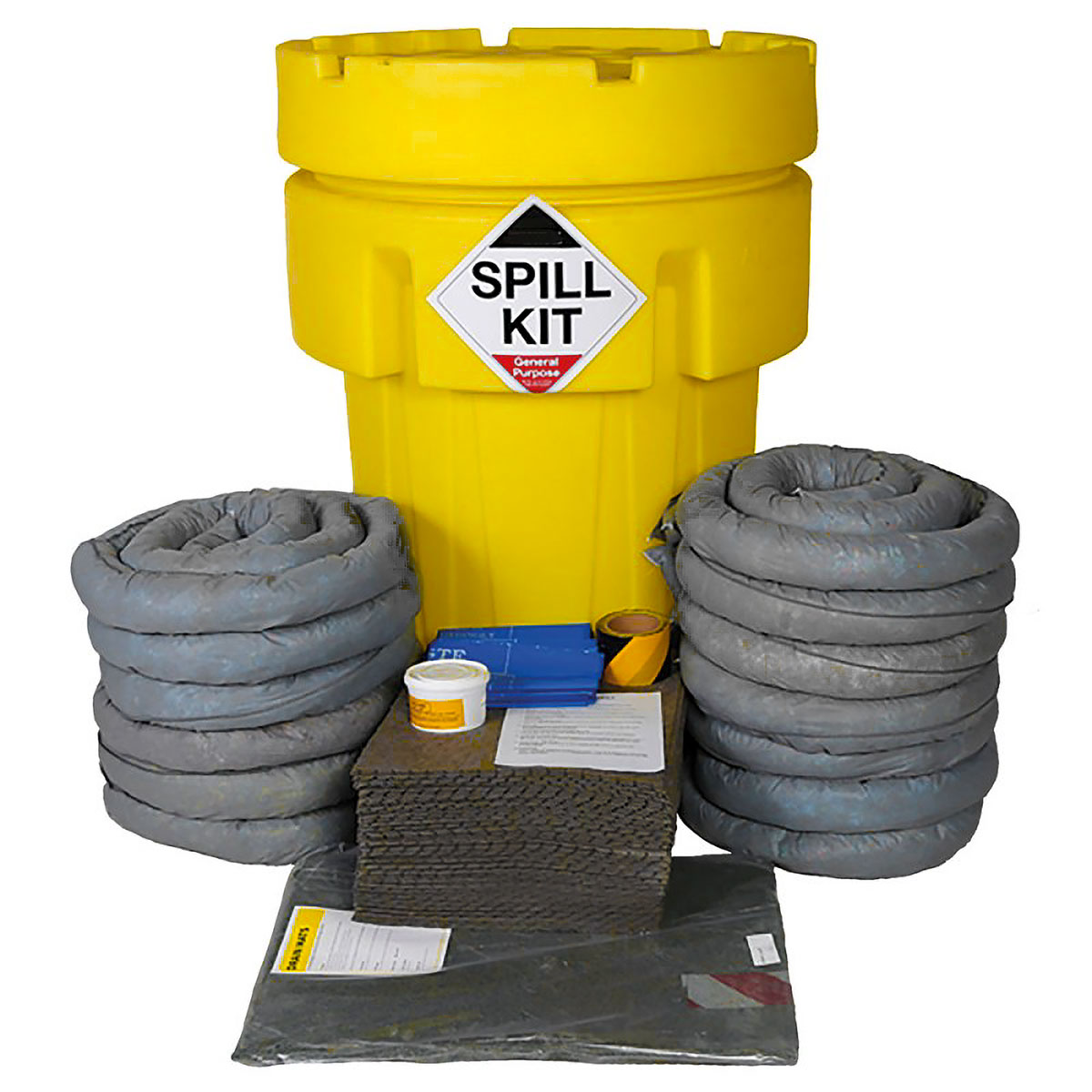 General Purpose Spill Kit - Overpack Drum - Absorbs 250L