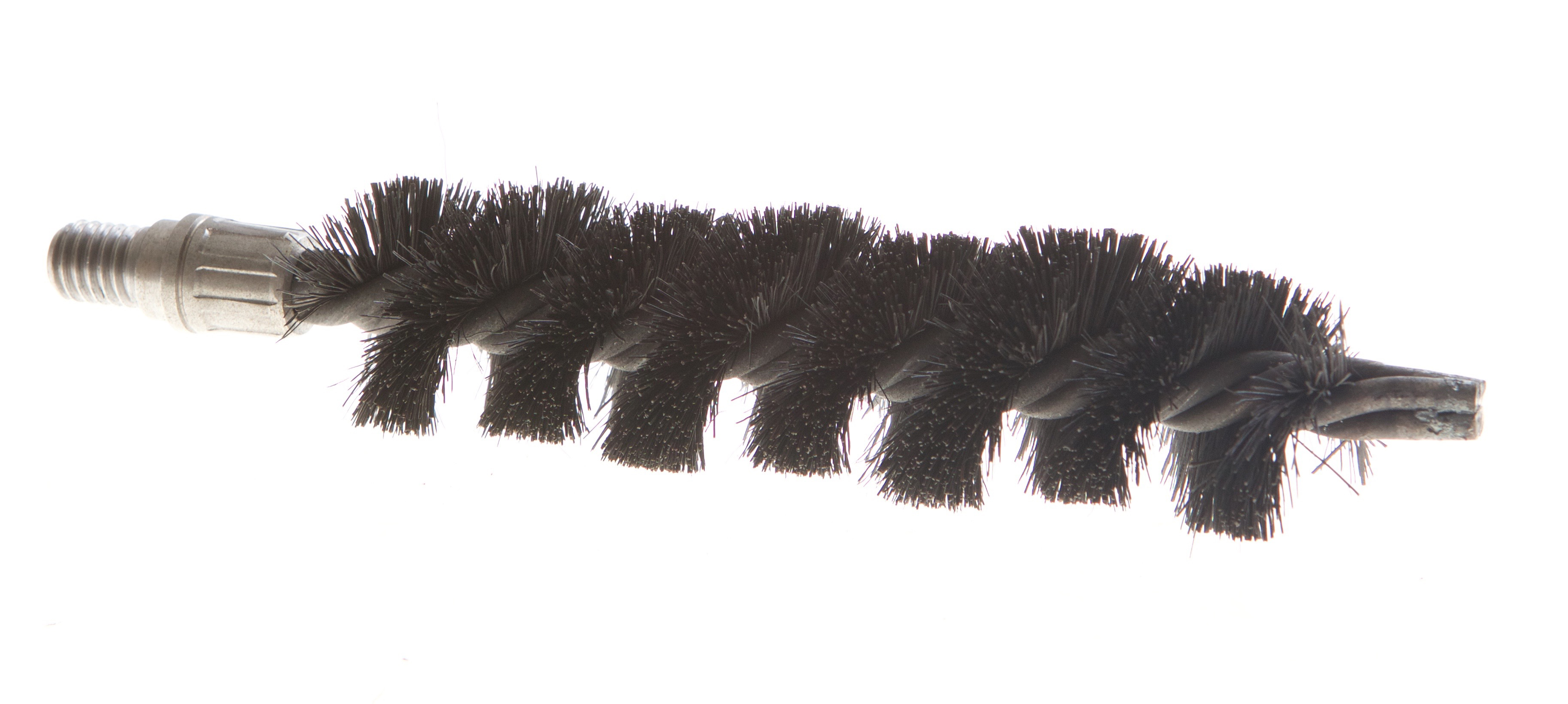 1 1/2" Dia. x 6" LG Fibre Tube Brush 1/2" Whit Male Con.