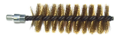 2 1/2" Dia. x 6" LG Brass Tube Brush 1/2" Whit Male Con.