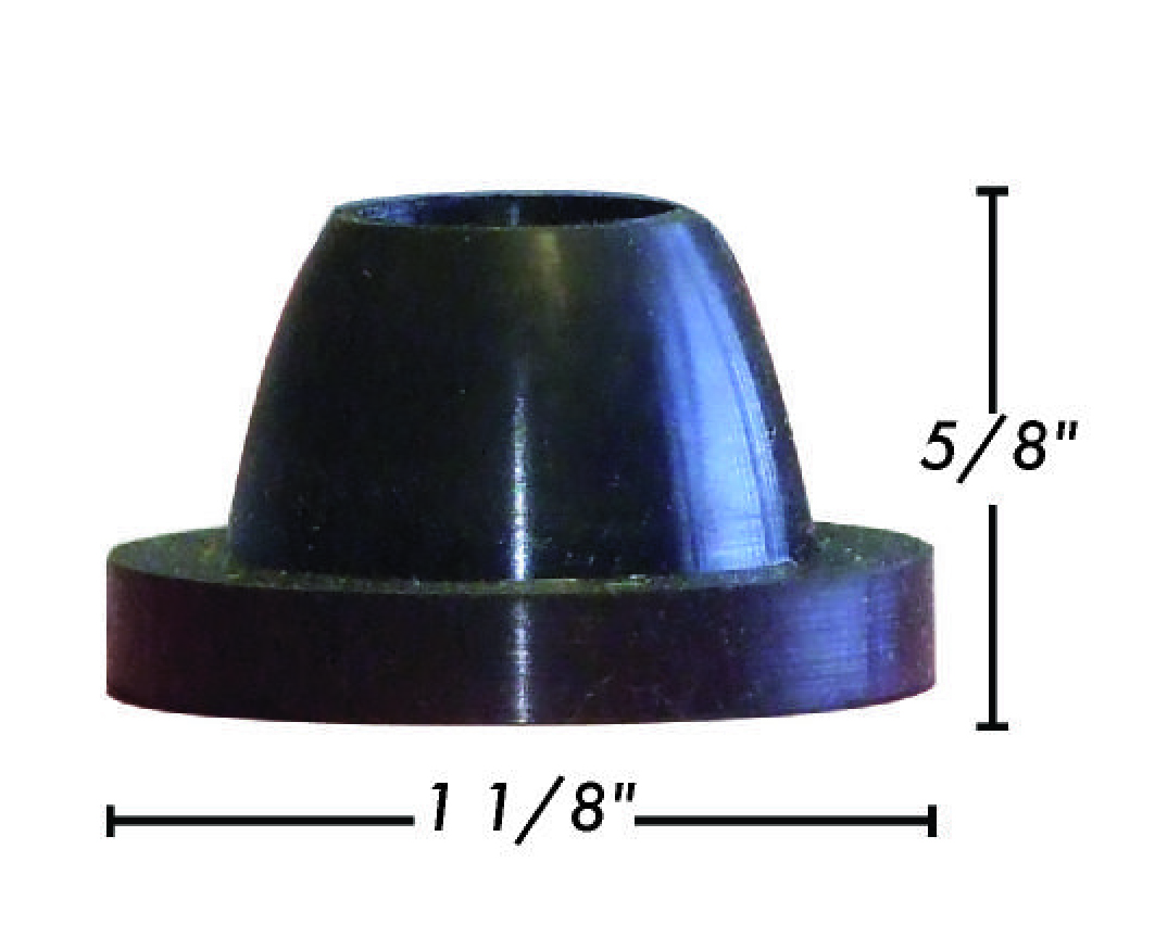 Rubber Gauge Glass Cone 1/2" No 90 (Mannering)