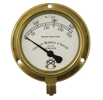 3" Dial New Heritage Pressure Gauge - Charles Burrell & Sons