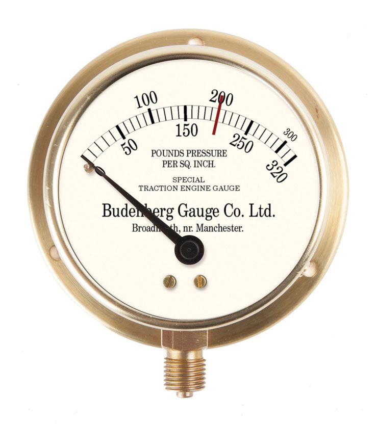 3" Dial New Heritage Pressure Gauge - Budenburg Gauge Co.Ltd