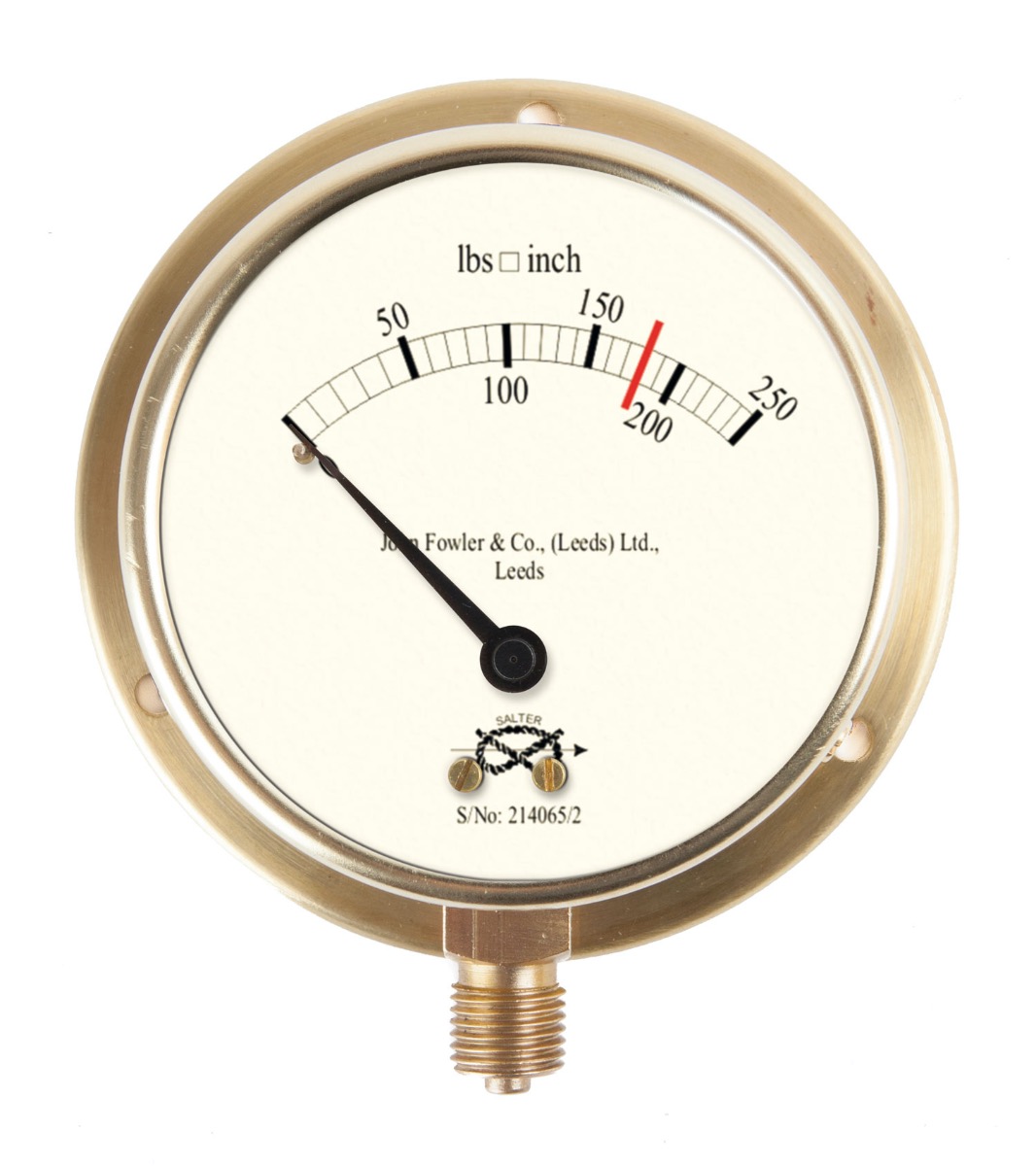 3" Dial New Heritage Pressure Gauge - John Fowler & Co.