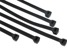 Cable Tie Wraps - Black Nylon 2.5 x100mm Long