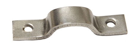 3/8" Pipe Fastening Bracket - Twin - Small - St/St