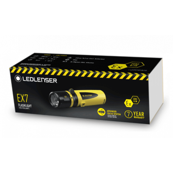 LED Lenser EX7 ATEX Torch Zone 0/20